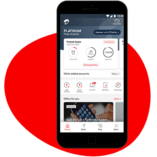 Airtel free data thanks app
