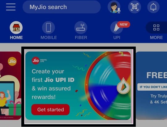 Free Jio recharge 2021 official method