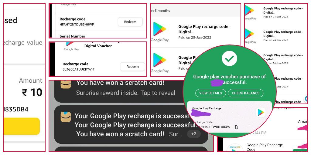 Free Google Play Redeem code free today September 2022($10, ₹50, $20, ₹100)