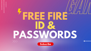 New Free Fire ID and Passwords + Free fire ID hack?(August 2022)