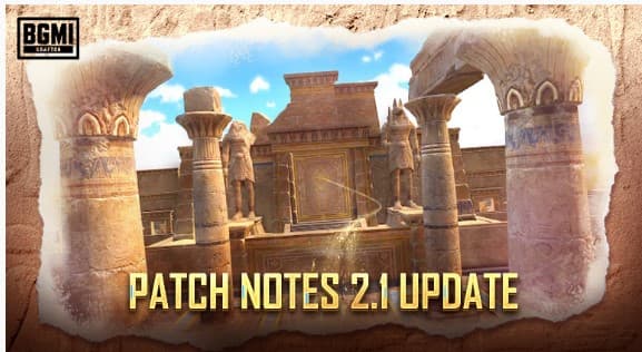 BGMI 2.1 Update patch Release Date August 2022, features & APK Download{Official}