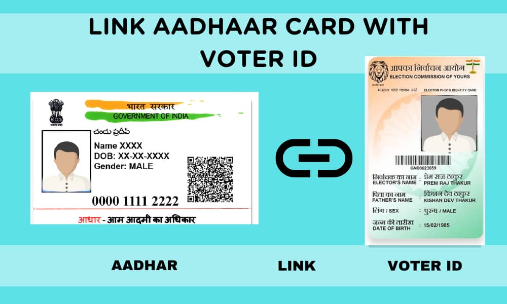 link Aadhaar card with Voter ID card 